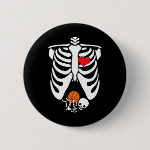 Lustiges Skelett  Button
