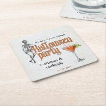 Lustiges Skelett-Cocktail-Büro-Halloween-Party