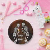 Lustiges Skelett-Cocktail-Party-Papierplatte Pappteller (Party)