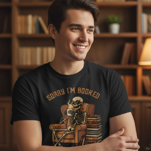 Lustiges Skelett Entschuldigung ich bin ausgebucht Tri-Blend Shirt