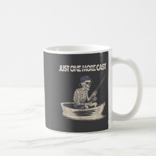 Lustiges Skelett Fischen Nur Noch Ein Wurf Zitat Kaffeetasse