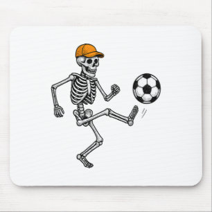 Lustiges Skelett Fußball Ll Halloween Kostüm Mousepad