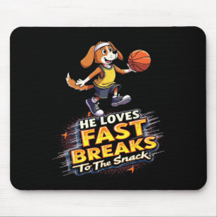 Lustiges Skelett-Geschenk für Beagle-Hunde-Liebhab Mousepad