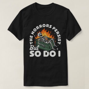 Lustiges Skelett Horrors Besteht Skelett Kaffee T-Shirt