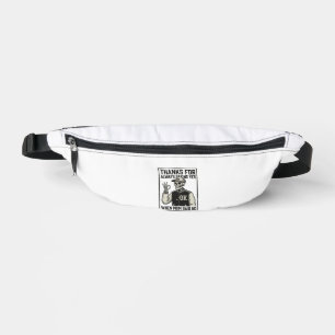 Lustiges Skelett-Vater sagt Ja Vintage-Shirt-Desig Bauchtasche