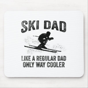 Lustiges Ski-Vater-Geschenk Skifahrer Süße Skifahr Mousepad