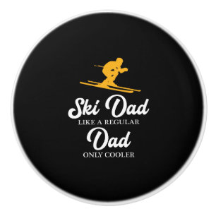 Lustiges Ski-Vater-Shirt - Keramikknauf