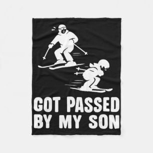 Lustiges Skifahren T-Shirt für Männer - Von meinem Fleecedecke