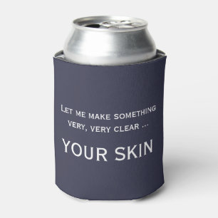 Lustiges skincare Esthetician-Dermatologe cozie Dosenkühler