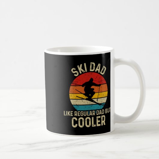 Lustiges Skivater-Shirt Skifahrer Väter Skifahren  Kaffeetasse (Rechts)