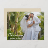 lustiges Skript | Hochzeitskarte Postkarte (Vorne/Hinten)