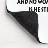 Lustiges Slogan mousepad (Ecke)