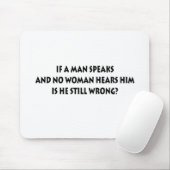 Lustiges Slogan mousepad (Mit Mouse)