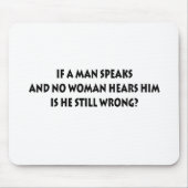 Lustiges Slogan mousepad (Vorne)