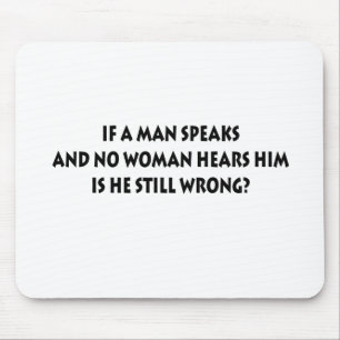 Lustiges Slogan mousepad