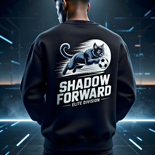 Lustiges Soccer-Katze-T-Shirt — Geschenk für Katze Sweatshirt