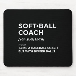 Lustiges Softball-Trainer-Geschenk - Softball-Trai Mousepad