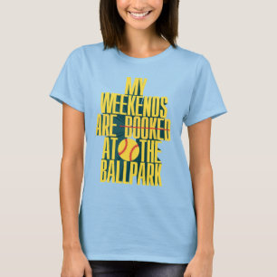 Lustiges Softball-Wochenende im Ballpark T-Shirt