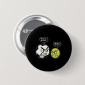 Lustiges Softll-Fußball-Mädchen Frauen Tochter Sie Button (Vorne & Hinten)