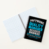 Lustiges Software-Qualitätsmanager-Zitat Notizblock (Innenseite)