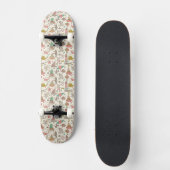 Lustiges Sommer-Muster mit Schiffen Skateboard (Vorderseite)