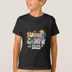 Lustiges Sommercamp 2025 Sommerferien Matching Fa T-Shirt