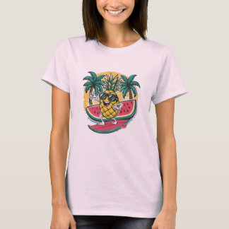 lustiges Sommershirt, Fruchtsaft T - Shirt, cooles T-Shirt