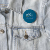 Lustiges Sonnenfinsternis-Team Mond Total Button (Beispiel)