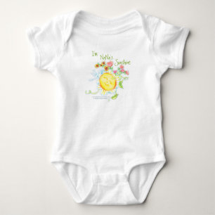 Lustiges sonniges Gesicht Baby Strampler