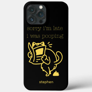 Lustiges Sorry, dass ich zu spät komme, ich habe g Case-Mate iPhone Hülle