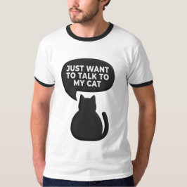 Lustiges Sozialangst-Katze-Shirt | Sarkastischer K T-Shirt