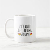 lustiges Spanischlernen oder Sprachunterricht Kaffeetasse (Links)