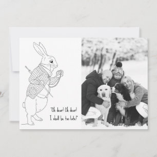 Lustiges Spätfoto Frohes Neues Jahr Feiertagskarte