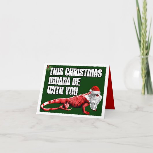 Lustiges Spiel auf Wörtern Feiertagskarte (Vorderseite)