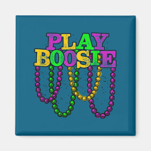 Lustiges Spiel Boosie Mardi Gras Karneval Fleur De Magnet