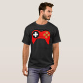 Lustiges Spiel des Squid-Controller-Freundes T-Shirt (Vorne ganz)