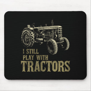 Lustiges Spiel mit Traktoren Lustiger Bauernhof Ge Mousepad