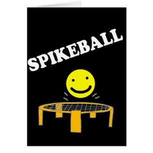 Lustiges Spikeball Netz mit Lächeln-Gesichts-Kunst