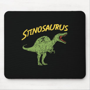 Lustiges Spinosaurus Pi Day Shirt Mathe Dinosaurie Mousepad