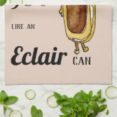 lustiges Sprichwort backen Geschirrtuch (Gefaltet)