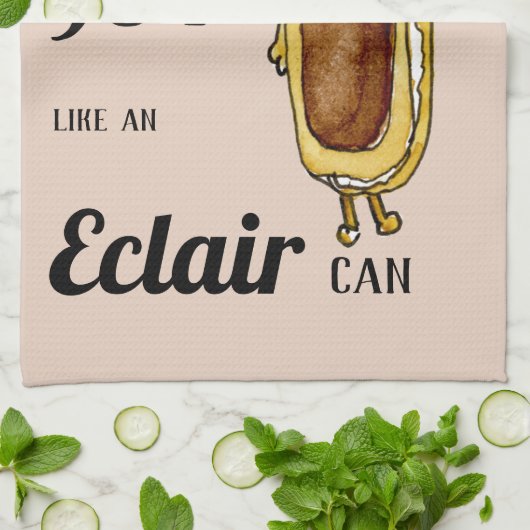 lustiges Sprichwort backen Geschirrtuch (Gefaltet)