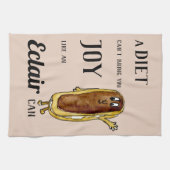 lustiges Sprichwort backen Geschirrtuch (Horizontal)