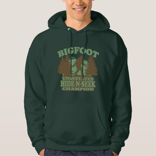 Lustiges Sprichwort BIGFOOTS (Vintager Hoodie (Vorderseite)