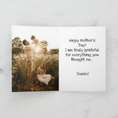 lustiges Sprichwort Mutter Eltern Puding Karte (Innenseite)