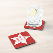 Lustiges Sprichwort oder Zitat für Getränkeuntersetzer (Rechte Seite)