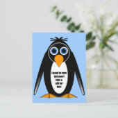 lustiges Sprichwort Postkarte (Stehend Vorderseite)