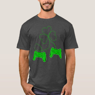 Lustiges St. Patricks Day-Geschenk für Gamer Gamin T-Shirt