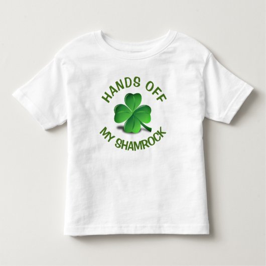 Lustiges St. Patricks Day-Grün-Kleeblatt Kleinkind T-shirt (Vorderseite)