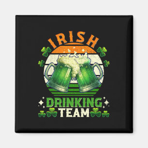 Lustiges St. Patricks Day Irisches Bier Trinkteam Magnet