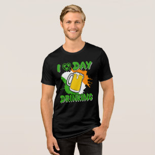 Lustiges St.Patrick's Day T-Shirt für Männer Tri-Blend Shirt